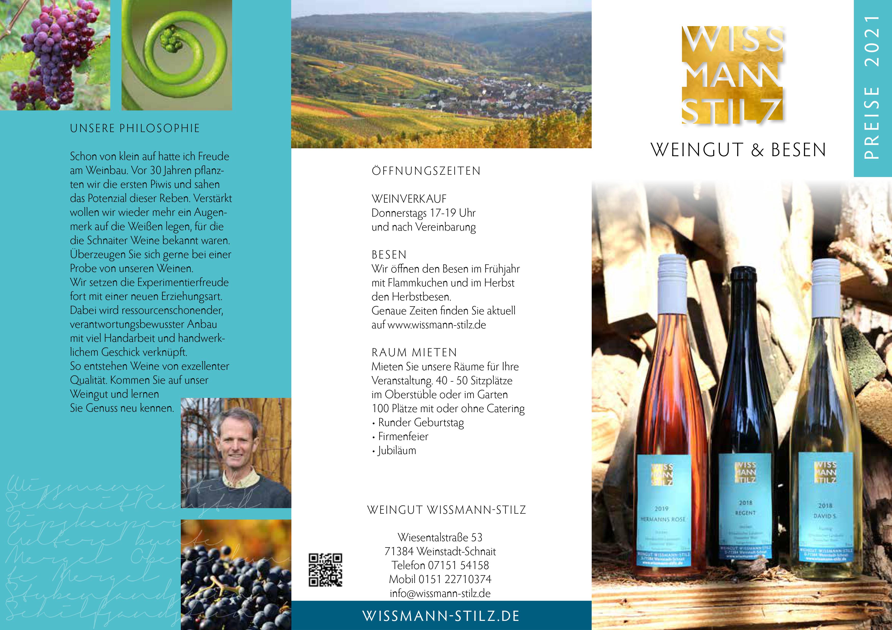 Weinpreisliste